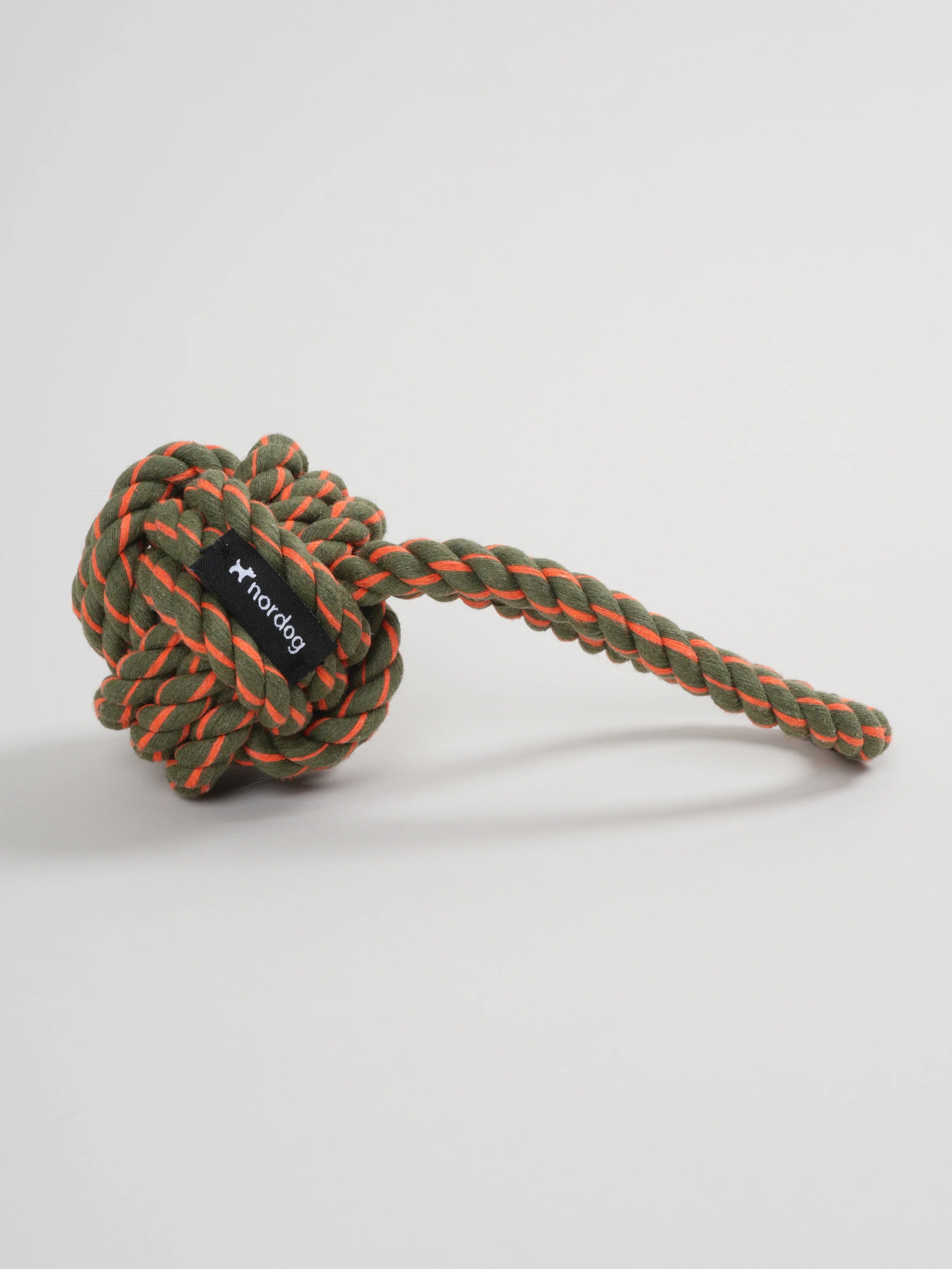 Originálna lanová hračka Olivovo-oranžová