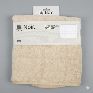 EBI Noir Japandi kúpeľňová podložka – béžová