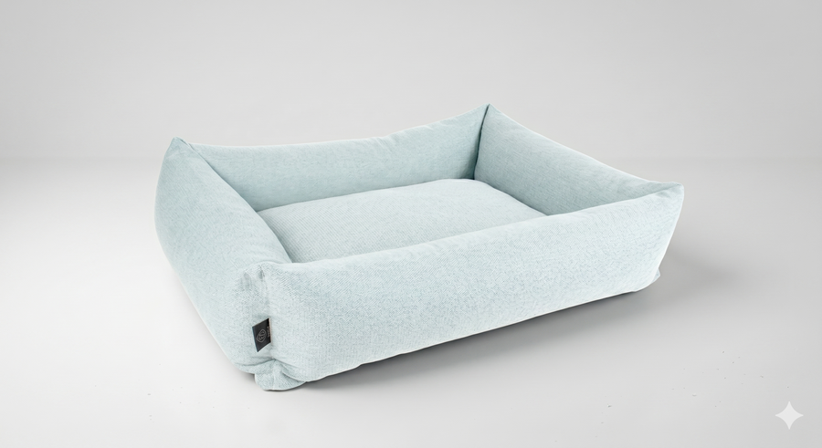 D&D pelech pre psa Eden – Ocean (modrý) – L – 110 × 95 × 25 cm
