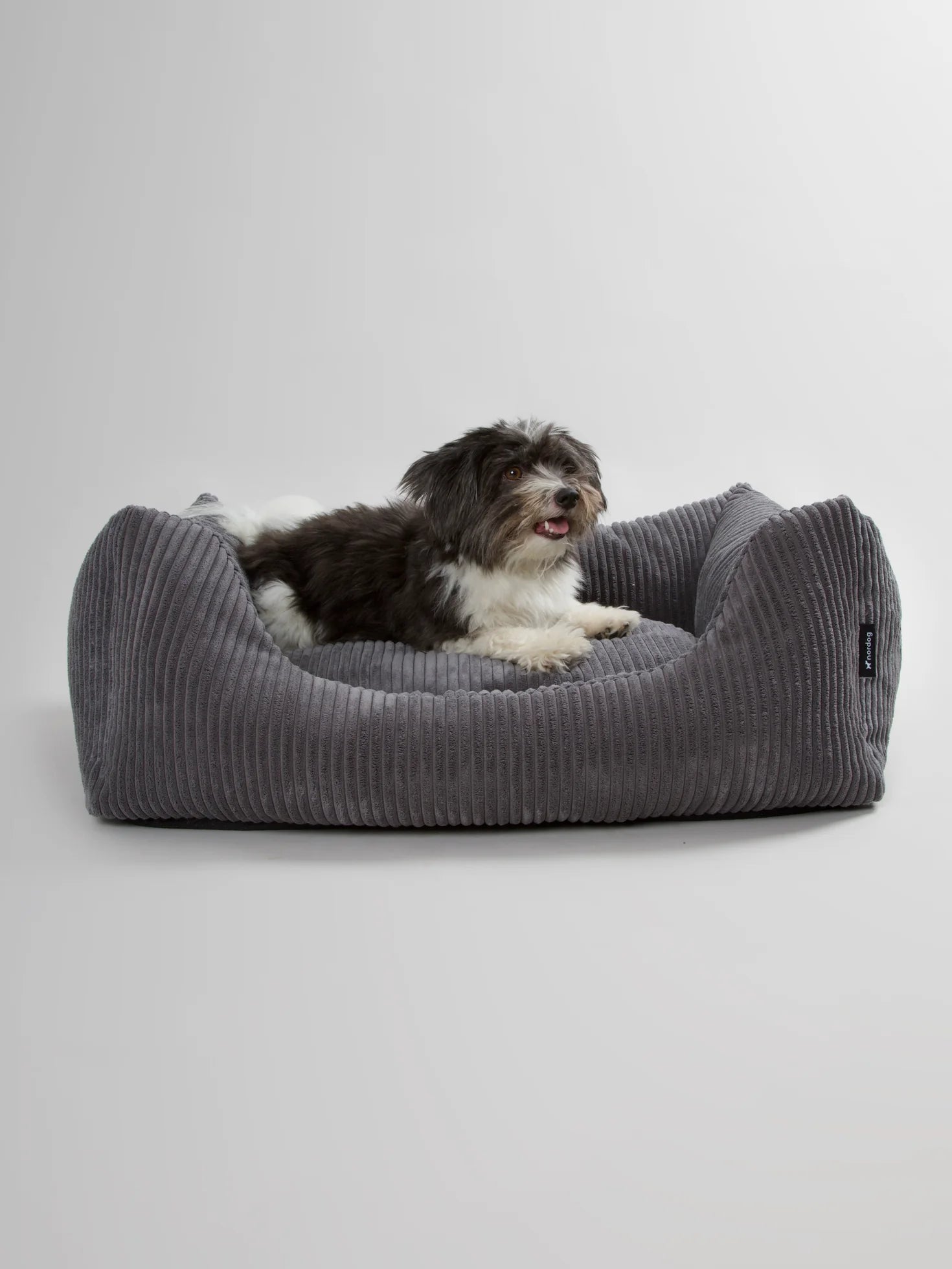 OSCAR zamatový pelech pre psa Antracitový