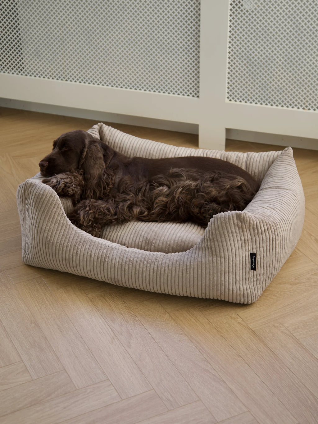 OSCAR zamatový pelech pre psa Cappuccino