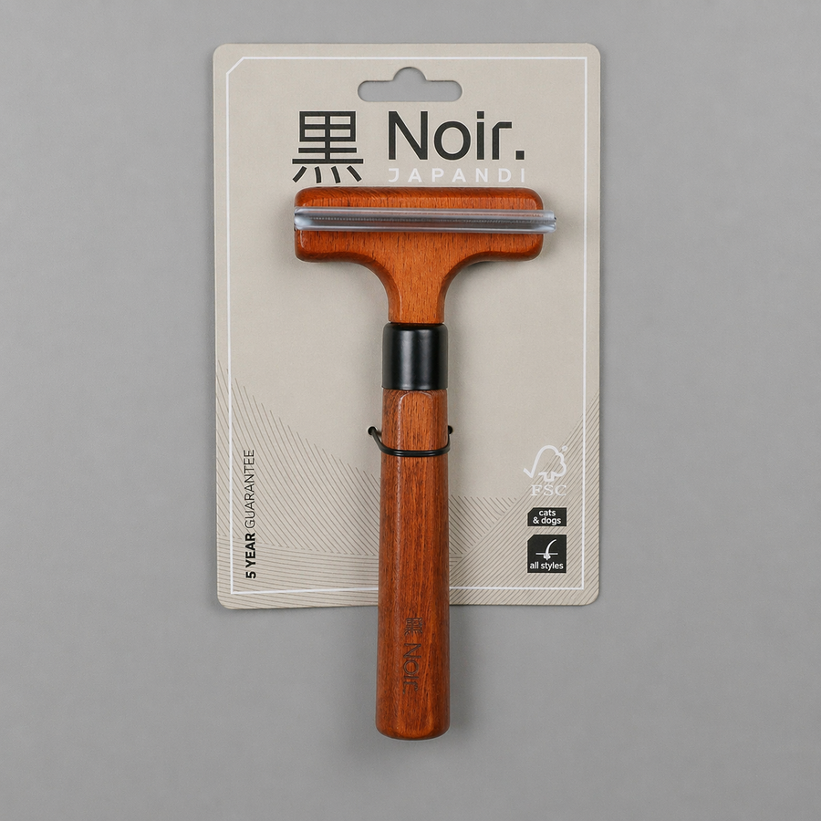 EBI Noir Japandi trimovací nôž – široký – 17 × 7,6 × 3 cm